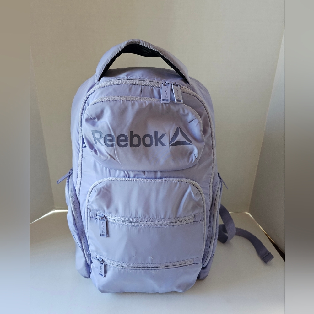Reebok Unisex Adult Youth 16" Laptop School Backpack Lavender Lot Of Storage